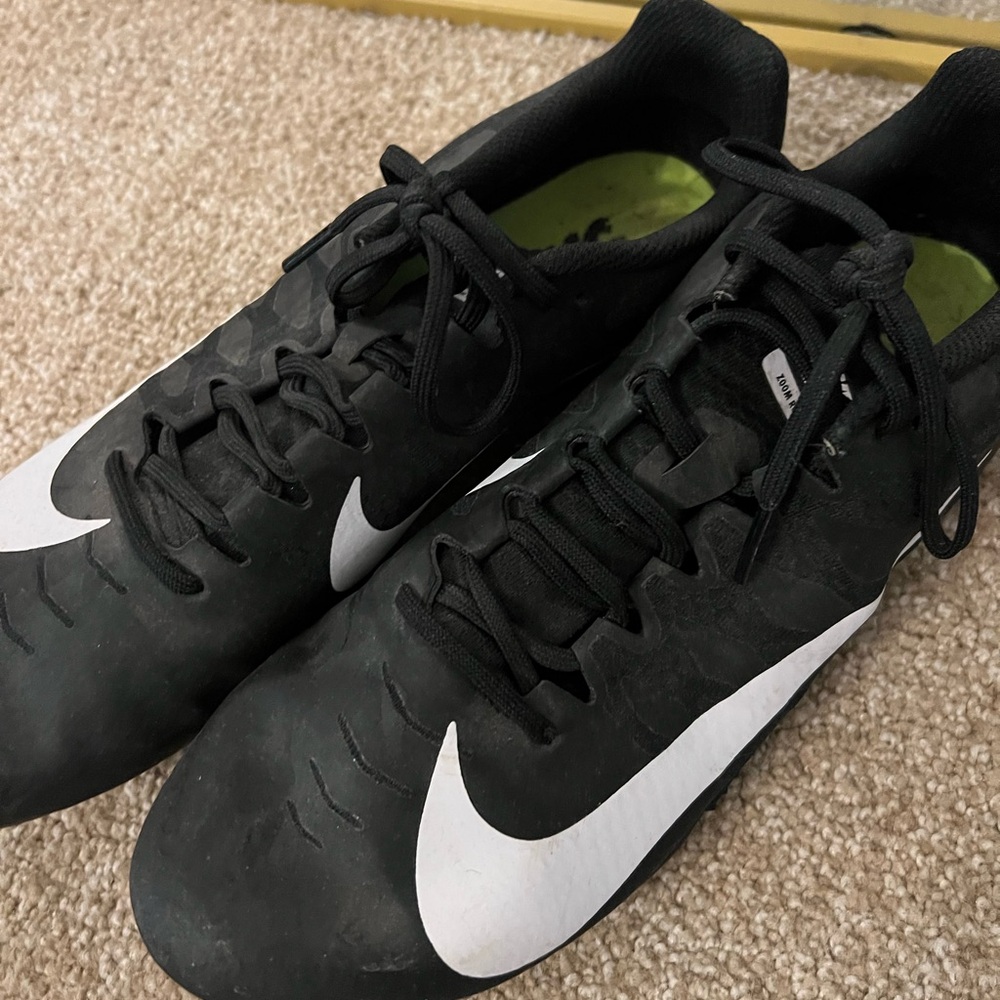 Nike Black and White Soccer Cleats